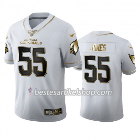 Herren Arizona Cardinals Trikot Chandler Jones 55 Nike Weiß Golden Edition 100th